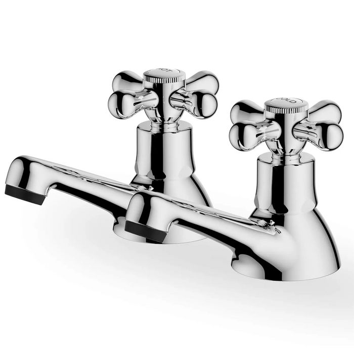 Gordale Bath Pillar Tap - Chrome