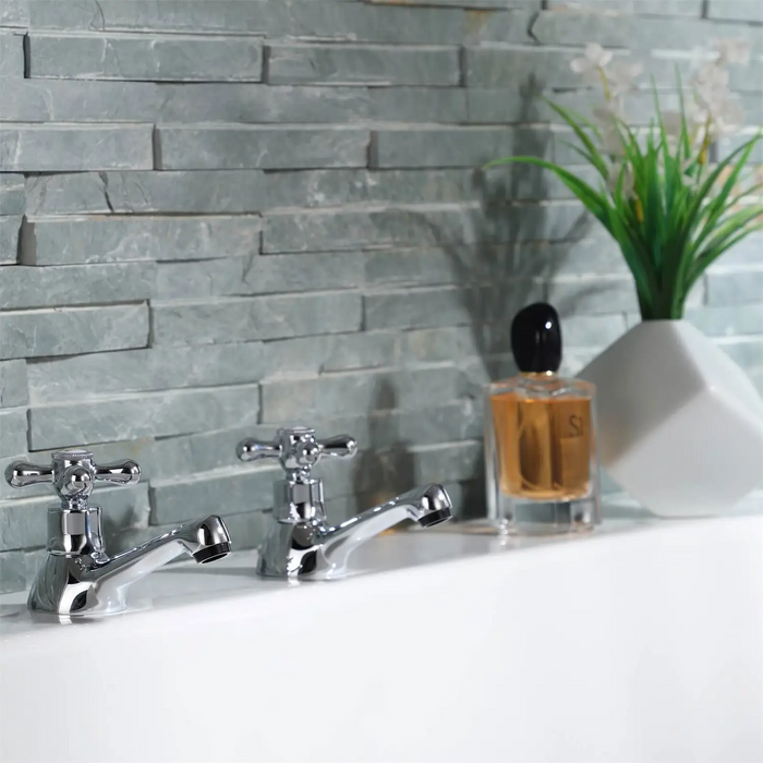 Gordale Bath Pillar Tap - Chrome