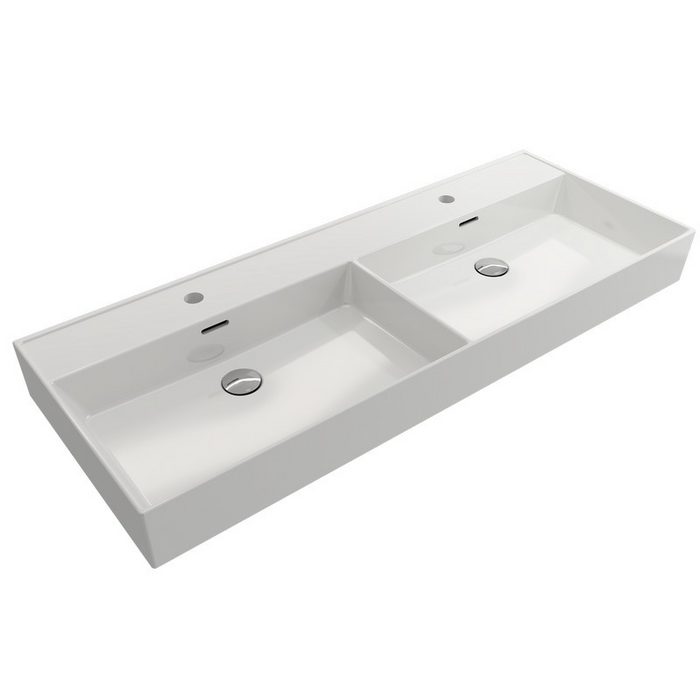 Veneto Wall Hung 2 Tap Hole Basin - 1200mm