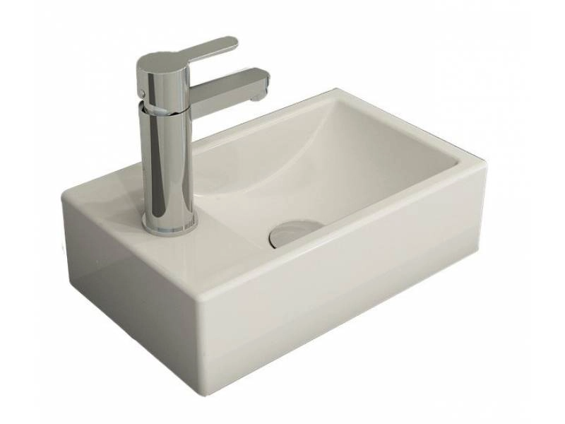 Mini Wall Hung Washbasin, Right Taphole