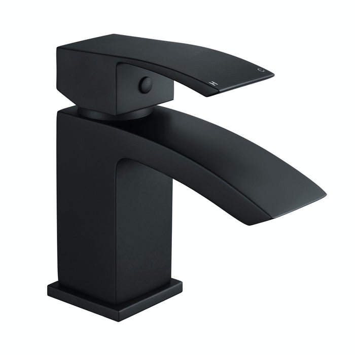 Noir Black Cloakroom Basin Mixer Tap