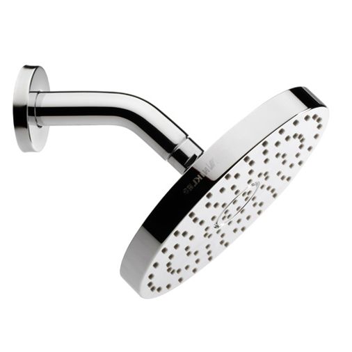 Airdrop 180mm Fixed Shower Head (With Angled Wall Arm)