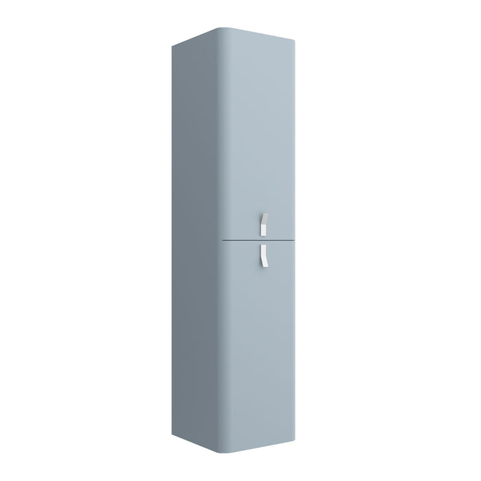Uniiq Sketch 2 Doors Wall Hung Tall Cabinet - Powder Blue