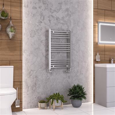 Wendover Chrome Straight Multi Towel Rail 800 x 500mm