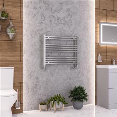 Wendover Chrome Straight Multi Towel Rail 600 x 750mm