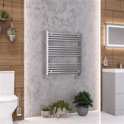 Wendover Chrome Straight Multi Towel Rail 800 x 750mm