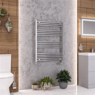 Wendover Chrome Straight Multi Towel Rail 1000 x 750mm