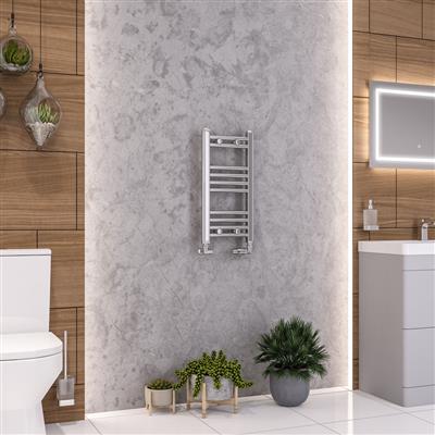 Wendover Chrome Straight Multi Towel Rail 600 x 400mm