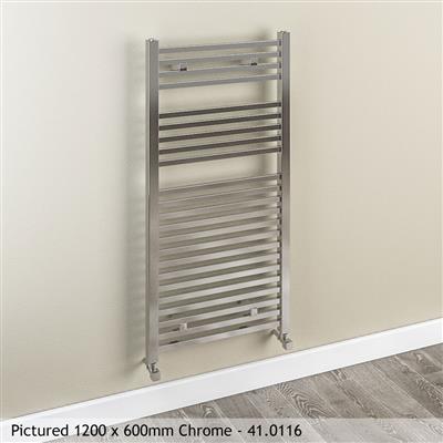 Biava Chrome Square Towel Radiator 600 x 500mm