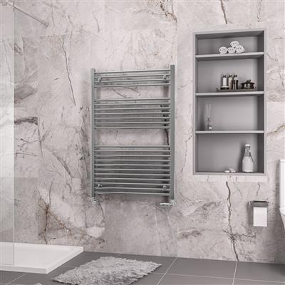 Biava Chrome Straight Multi-Towel Rail 1118 x 600mm