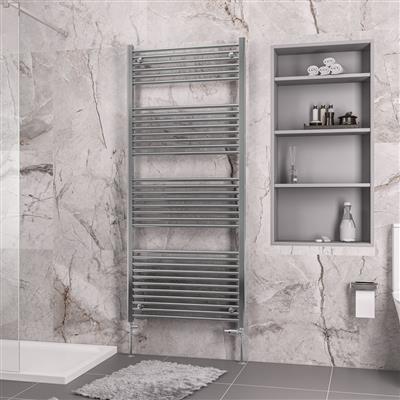Biava Chrome Straight Multi-Towel Rail 1720 x 750mm