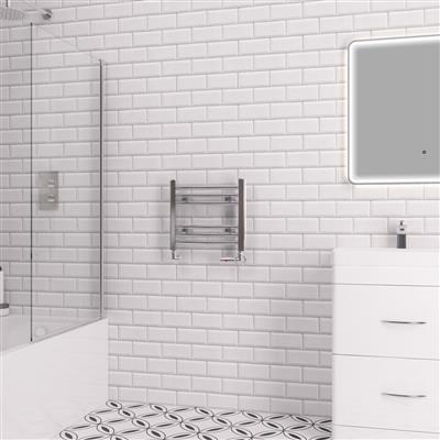 Biava Chrome Curved Multi-Towel Rail 360 x 400mm