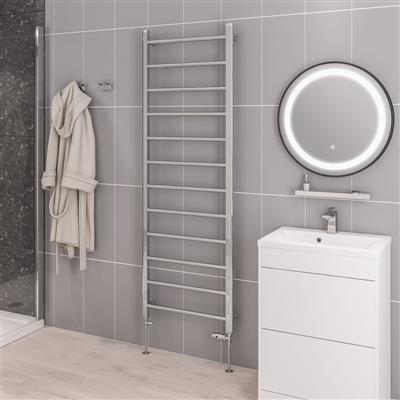 Tuscan Chrome Straight Towel Rail 1750 x 600mm