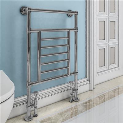 Sherbourne Chrome Traditional Towel Radiator 940 x 600mm