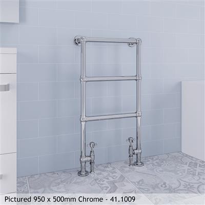 Windrush Chrome Traditional Towel Radiator 1195 x 500mm