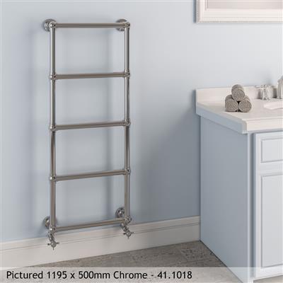Stour Chrome Traditional Towel Radiator 1550 x 500mm