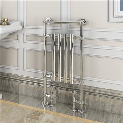 Frome Chrome Traditional Towel Radiator 940 x 474mm