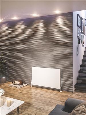 Type11 Matt White Flat Panel Radiator 600 x 1000mm