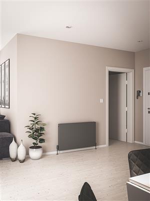 Type11 Matt Anthracite Flat Panel Radiator 600 x 800mm