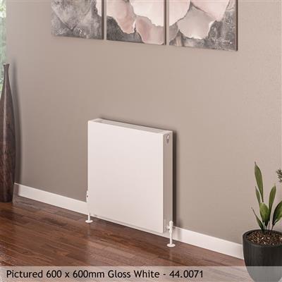 Type22 Matt White Flat Double Panel Radiator 600 x 400mm