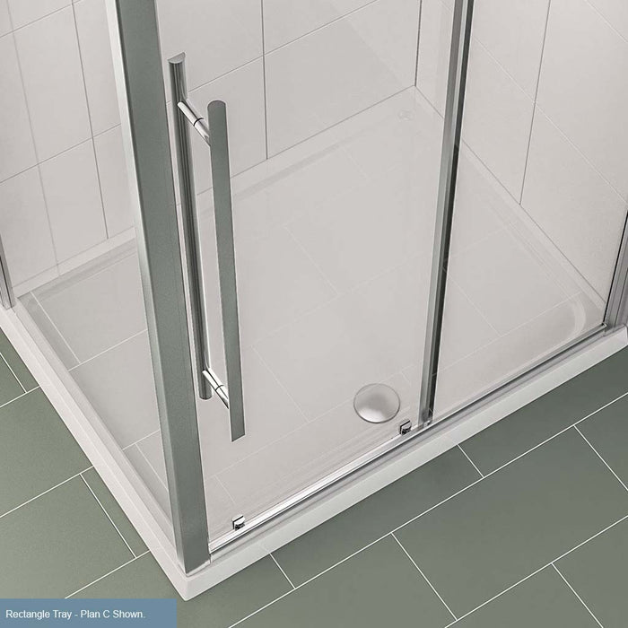 Vantage 40 Rectangular Shower Tray 900mm - Select Size