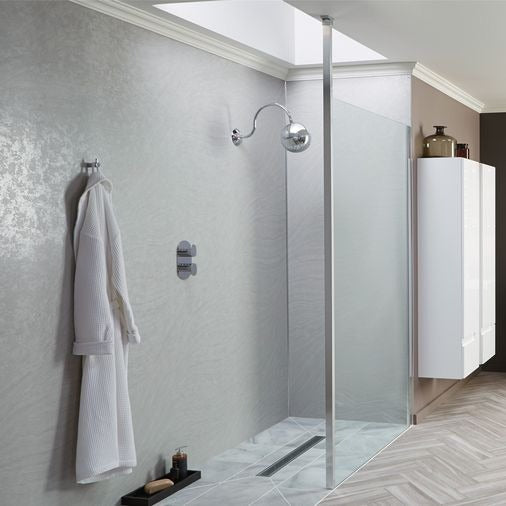Playtime 800mm Walk-Through Ceiling Fixed Shower