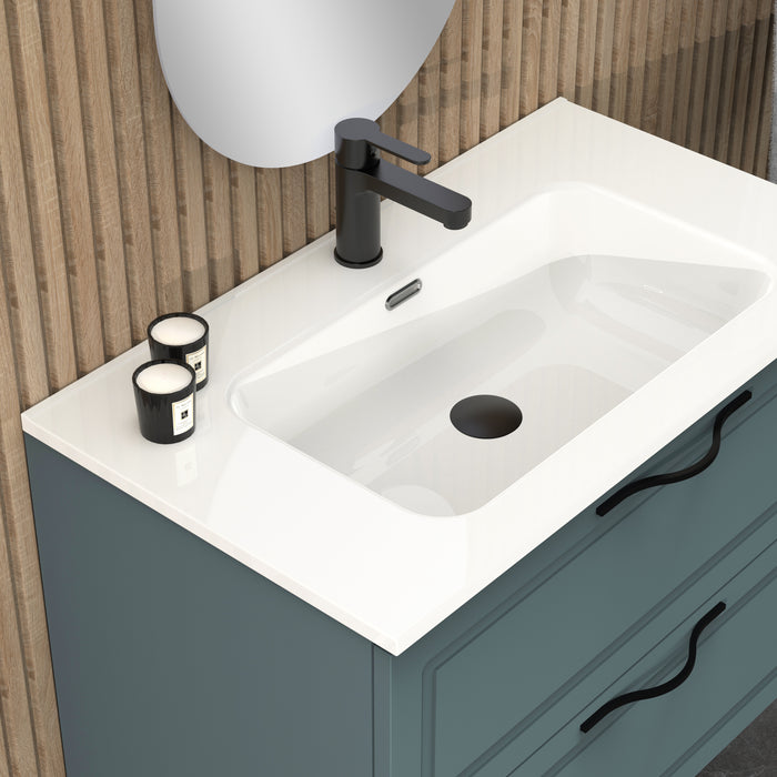 Matador 800mm Ocean Blue Wall Hung Vanity Unit