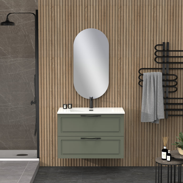 Matador 800mm Muscat Sage Wall Hung Vanity Unit