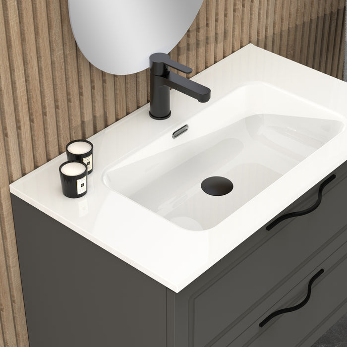 Matador 800mm Matt Grey Wall Hung Vanity Unit