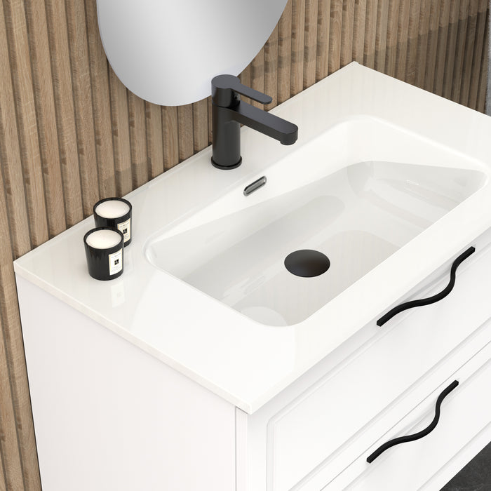 Matador 800mm Matt White Wall Hung Vanity Unit