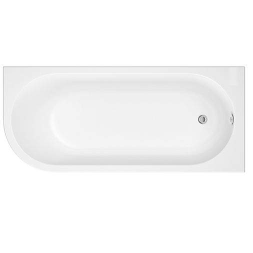 Indus Right Hand Corner Bath With Panel - 1500 X 750mm