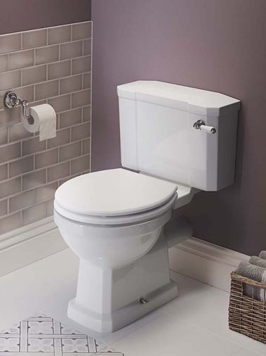 Whitechapel Close Coupled Toilet (Including Seat)