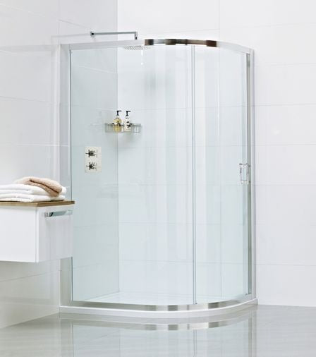 Lustre 1200x800mm Offset Quadrant Shower Enclosure