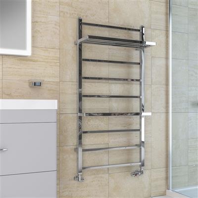 Launton Chrome Towel Radiator 1200 x 500mm