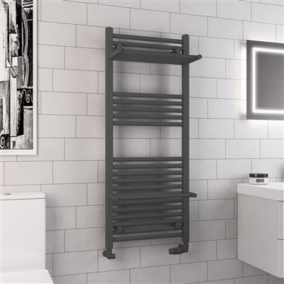 Haddenham Matt Anthracite Towel Radiator 1200 x 500mm
