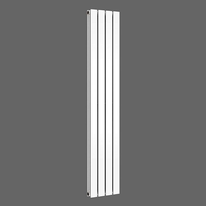 Elle 1800 x 300mm Vertical Designer Double White Flat Panel Column Radiator