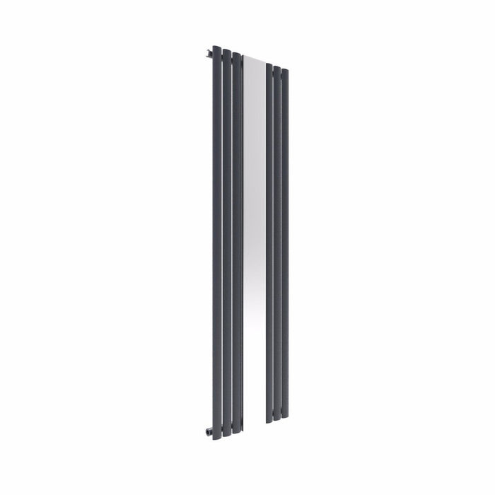 Elle Anthracite 1800x500mm Vertical Oval Panel Mirror Radiator