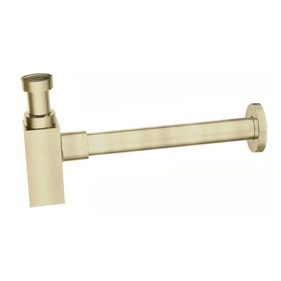 Cottisford Brushed Brass Square Minimalist Bottle Trap