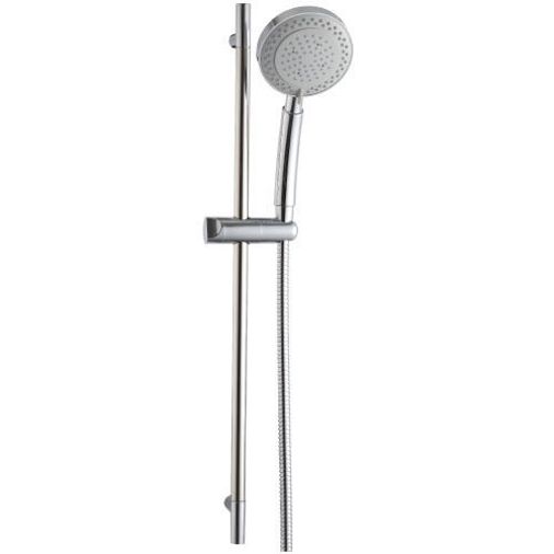 Fox Modern Round Shower Handset And Riser Rail Kit