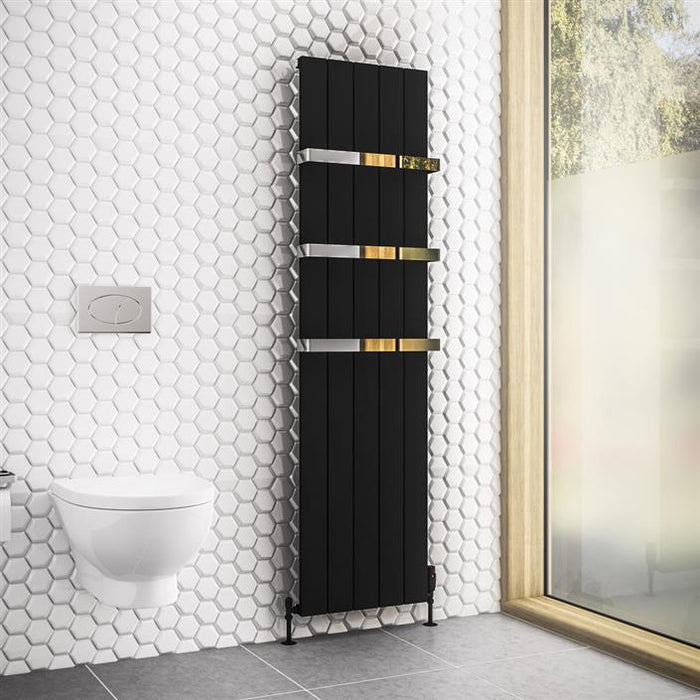 Rosano Matt Anthracite Aluminium Radiator 1800 x 565mm