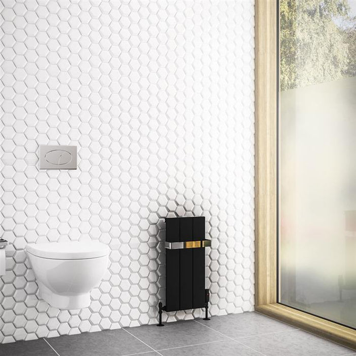 Rosano Matt Anthracite Aluminium Radiator 1800 x 565mm