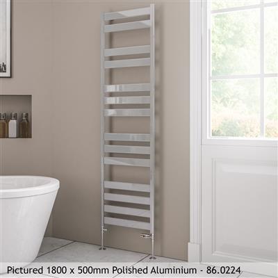 Pelago Matt Anthracite Towel Radiator Rail 1200 x 500mm