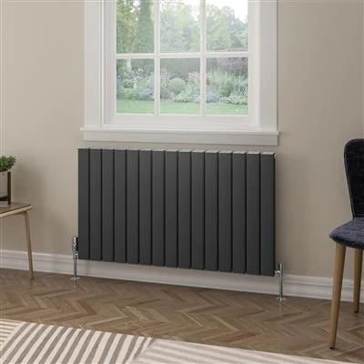 Hadleigh Matt Anthracite Horizontal Aluminium Radiator 600 x 1045mm