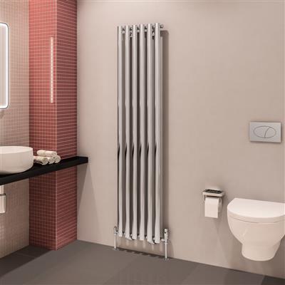 Tunstall Chrome Vertical Radiator 1800 x 280mm