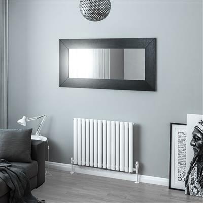 Tunstall Matt White Horizontal Radiator 600 x 589mm