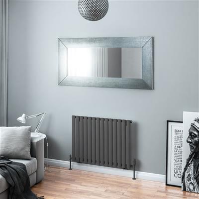 Tunstall Matt Anthracite Horizontal Radiator 600 x 825mm