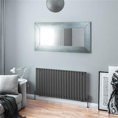 Tunstall Matt Anthracite Horizontal Radiator 600 x 1179mm