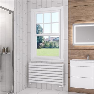 Tunstall Matt White Towel Rail 560 x 1000mm
