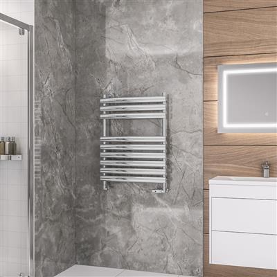 Tunstall Chrome Towel Rail 800 x 500mm