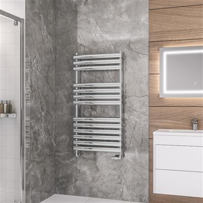 Tunstall Chrome Towel Rail 1200 x 600mm